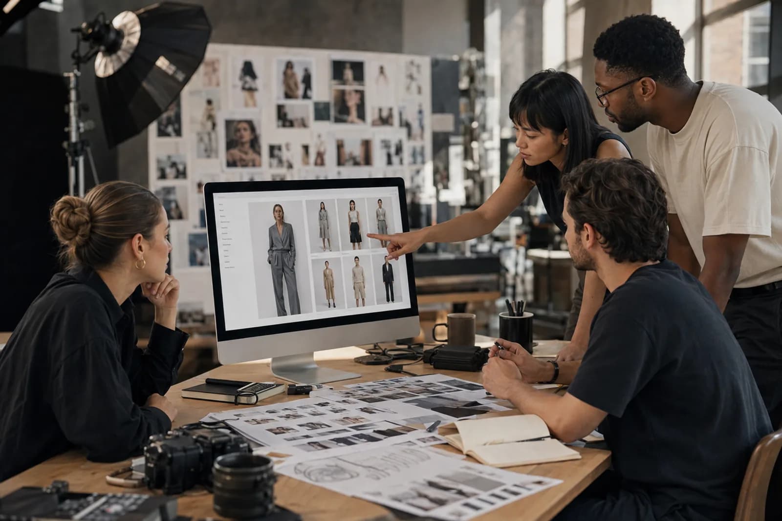 Framer Development workspace showing marketing sites across responsive desktop, tablet and mobile screens