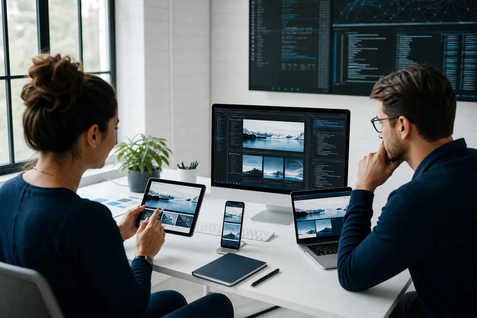 Developers optimizing images scripts and rendering across devices