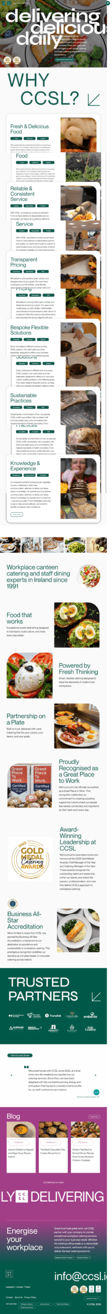 Max Marketing homepage full-page screenshot