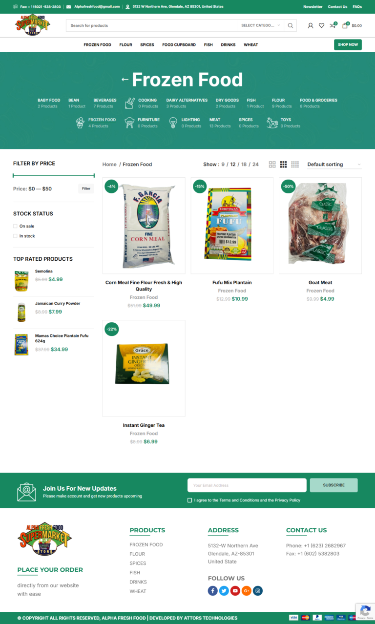 Grocery eCommerce Website Redesign (WooCommerce Case Study) | Attors Technologies