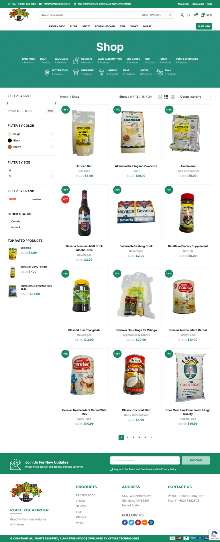 Grocery eCommerce Website Redesign (WooCommerce Case Study) | Attors Technologies