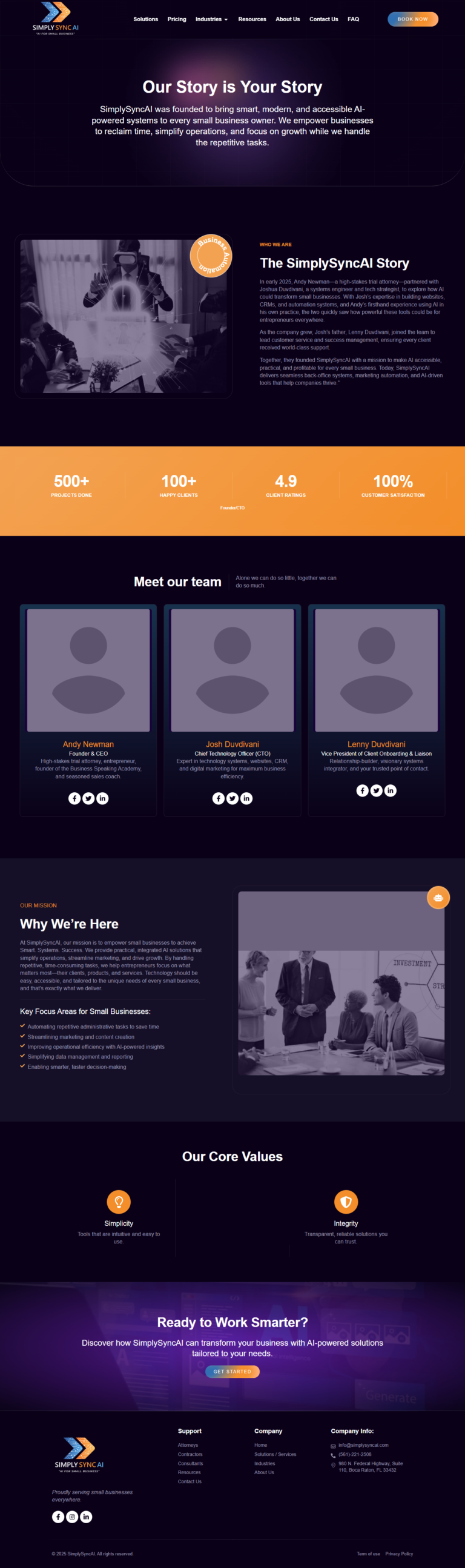 AI Business Automation Website Design & Development (SaaS Case Study) | Attors Technologies