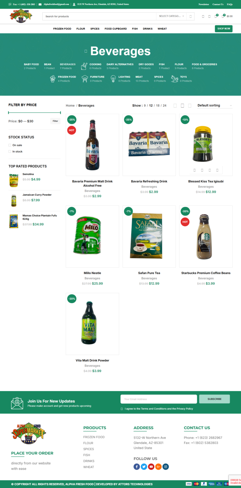 Grocery eCommerce Website Redesign (WooCommerce Case Study) | Attors Technologies