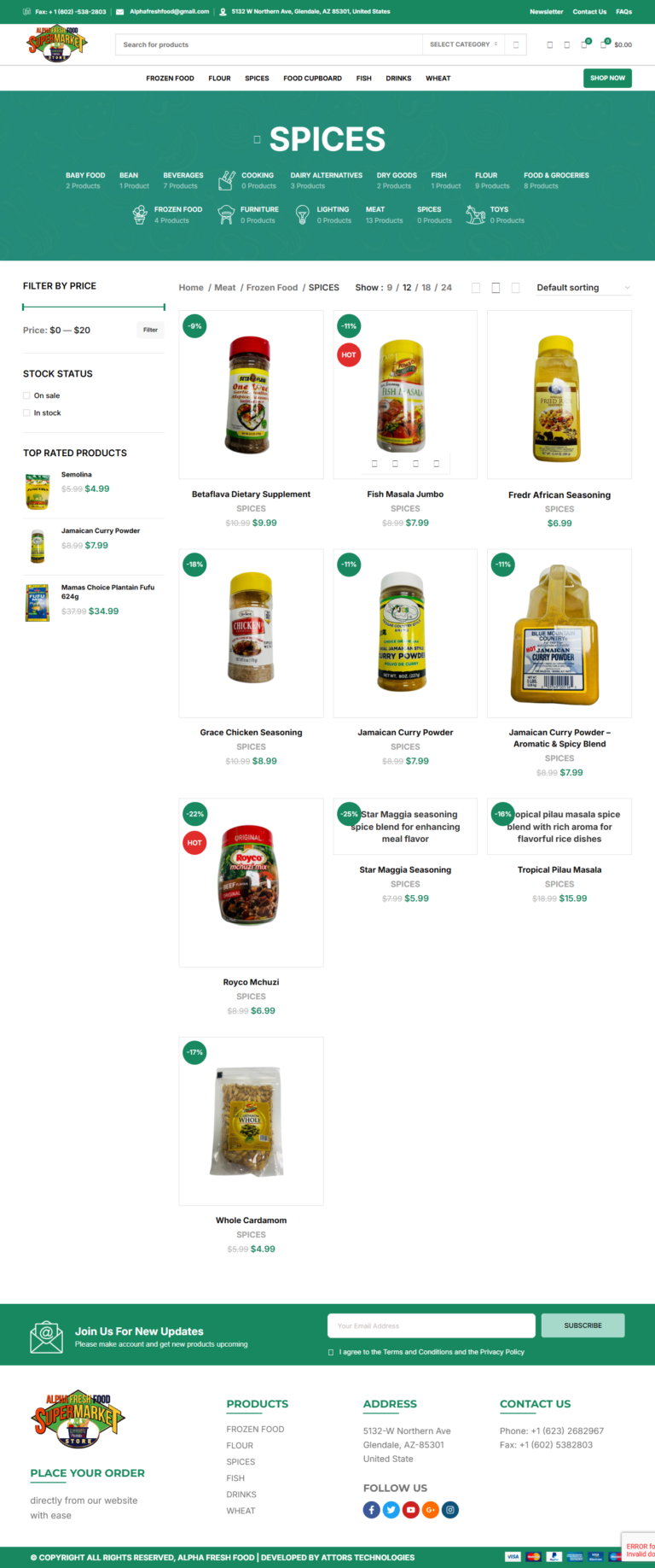 Grocery eCommerce Website Redesign (WooCommerce Case Study) | Attors Technologies