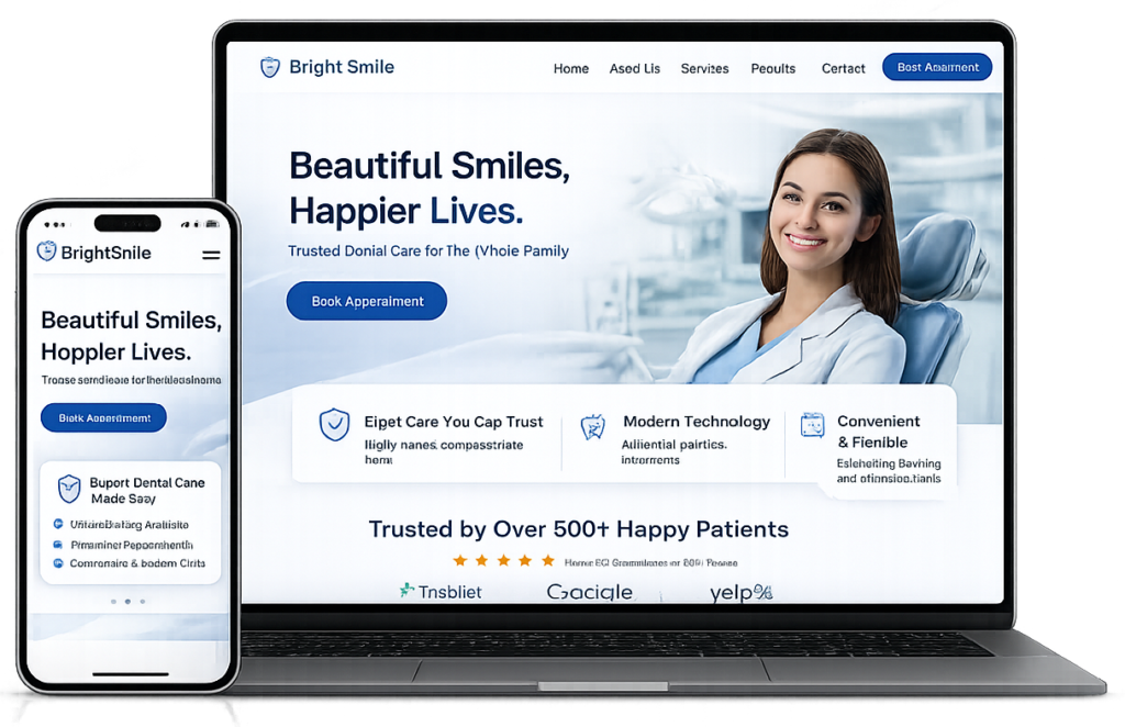 Dental Website Design for Clinics & Dentists | Attors Technologies